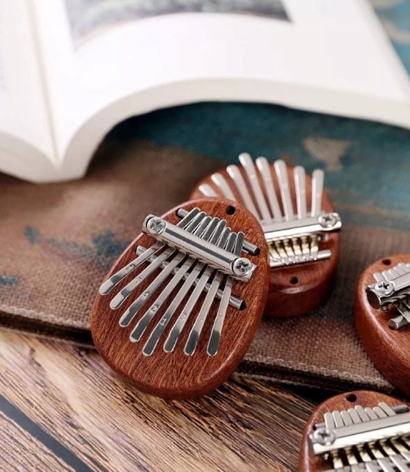 Mini Kalimba Drewniana Mahoń Kalimbka Zenwire K04 - zdjęcie 2