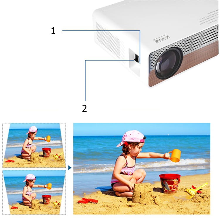 Projektor Rzutnik Full HD 4K Zenwire Q9 - zdjęcie 18