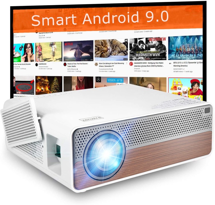 Projektor Rzutnik Full HD 4K Zenwire Q9 - zdjęcie 3