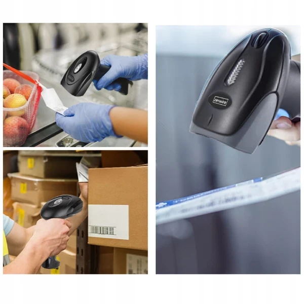Czytnik Skaner Kodów Kreskowych EAN USB Bezprzewodowy 1D Ręczny Zenwire WJ13 - zdjęcie 2