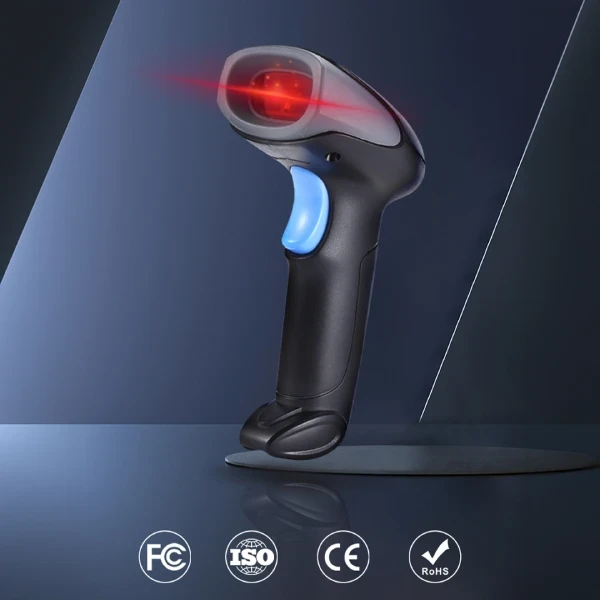 Czytnik Skaner Kodów Kreskowych EAN USB Bezprzewodowy 1D Ręczny Zenwire WJ13 - zdjęcie 15