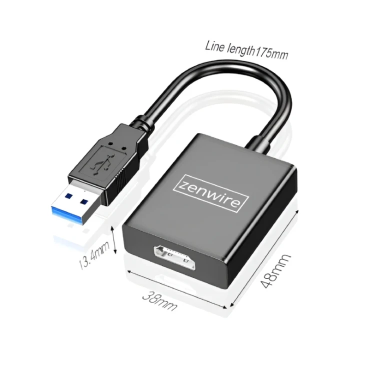 ADAPTER KONWENTER USB 3.0 NA HDMI KARTA GRAFICZNA - zdjęcie 3