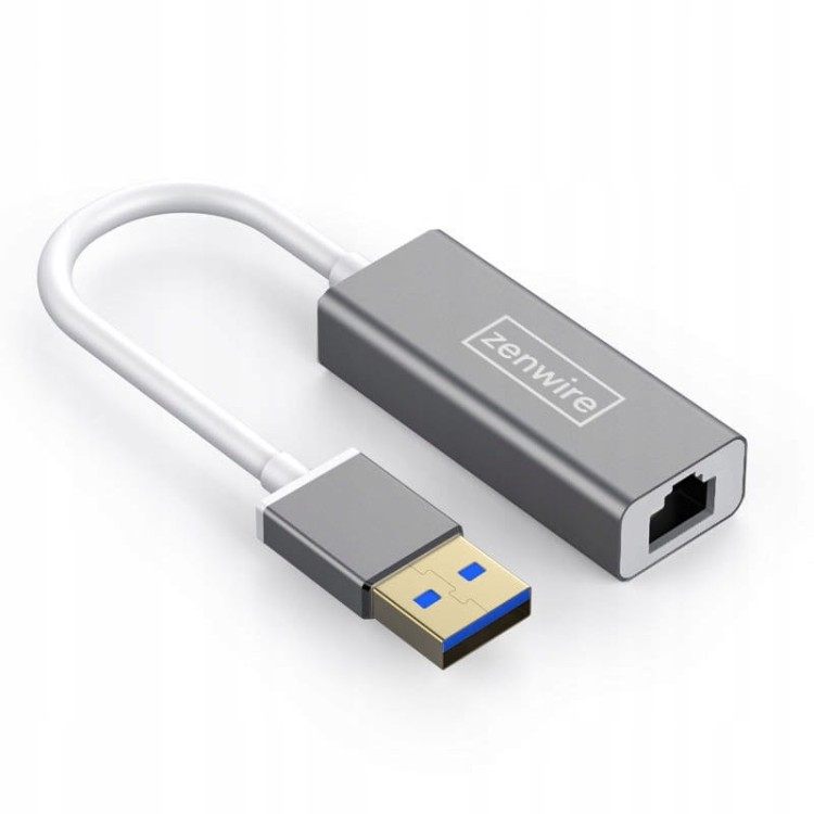 Adapter USB 3.0 Ethernet Zenwire - zdjęcie 1