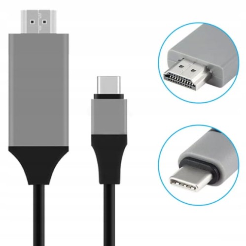 KABEL ADAPTER MHL USB-C DO HDMI 4K Thunderbolt 3.0 - zdjęcie 1