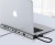 STACJA DOKUJĄCA HUB USB-C 11w1 VGA RJ45 HDMI 4K do Macbook M1 M2 M3 Zenwire BYL-2017 - zdjęcie 3